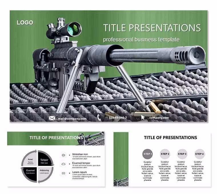 Sniper Rifle PowerPoint Template: Precision in Every Slide