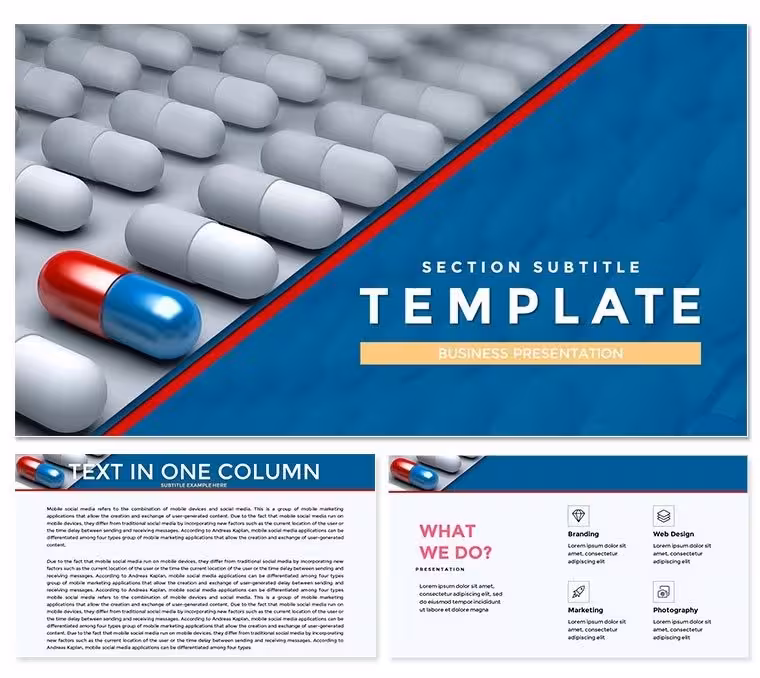 Tablet Pharmacy Keynote Presentation Template