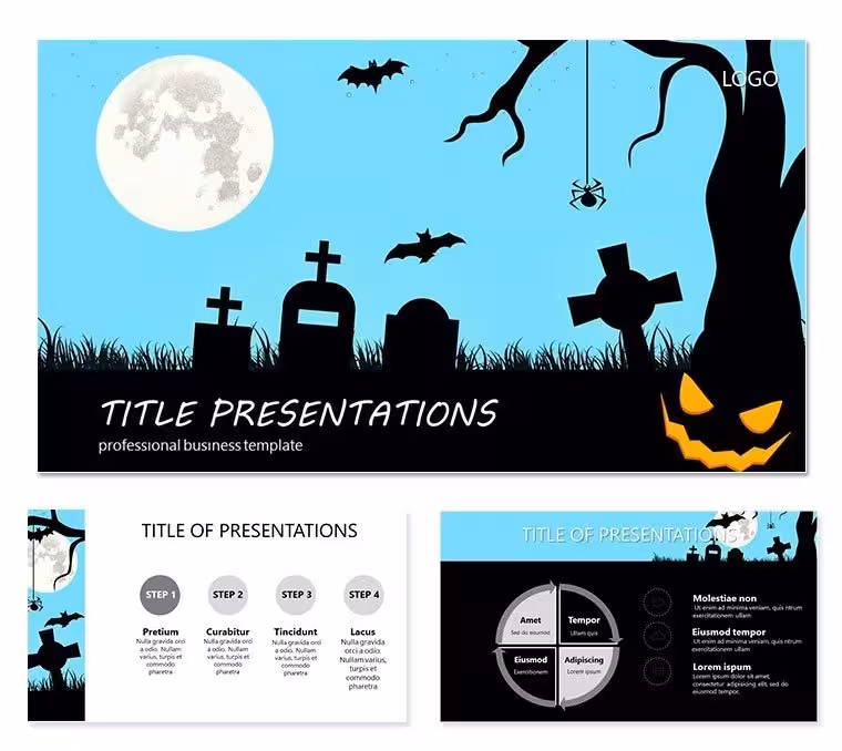Tradition attributes and costumes for Halloween Keynote templates