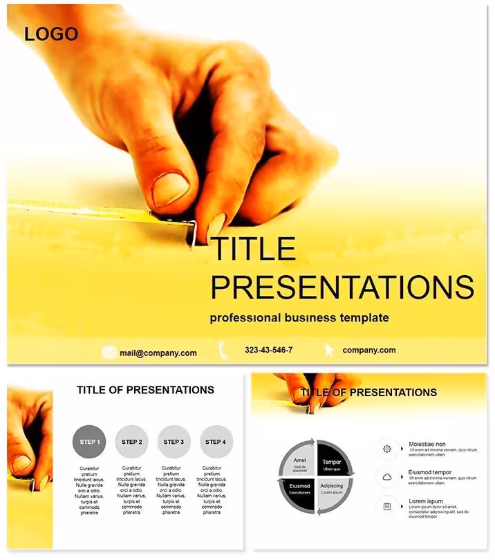 Tape Measure Keynote Template