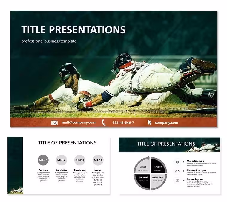 Baseball Keynote Template: Presentation Themes