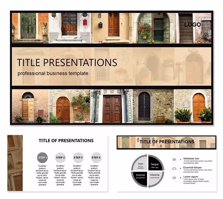 Entrance Doors Keynote Template