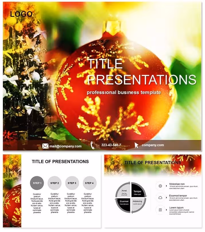 Christmas Tree Decorating Keynote Template