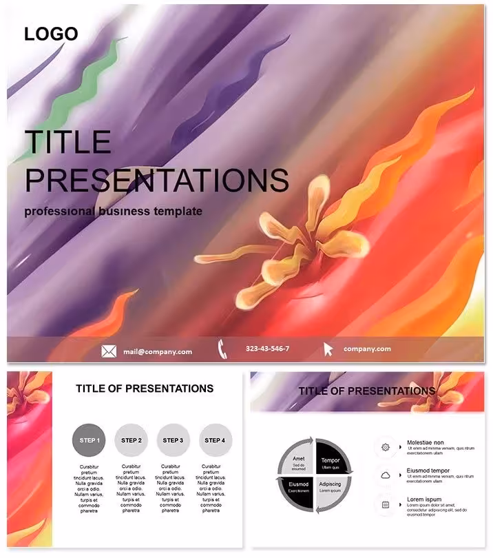 Abstract Red Waves Keynote Presentation