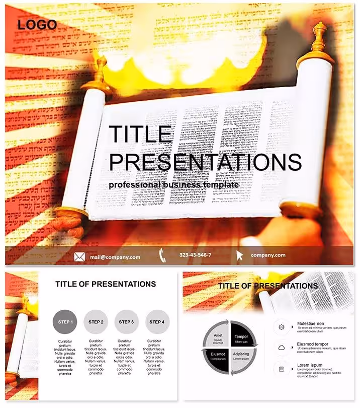 Torah Keynote Template: Divine Laws Illuminated