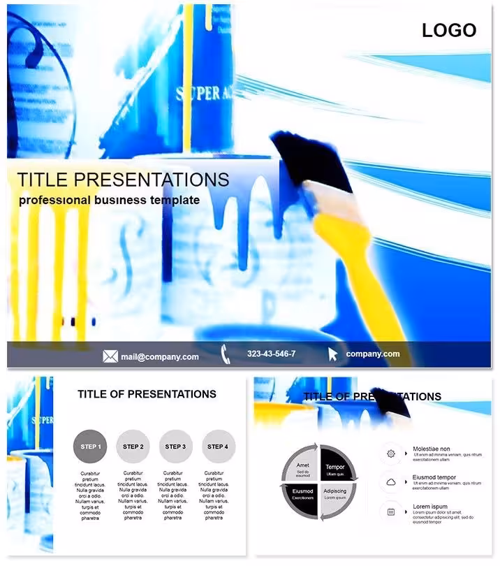 Paint Room Keynote Template