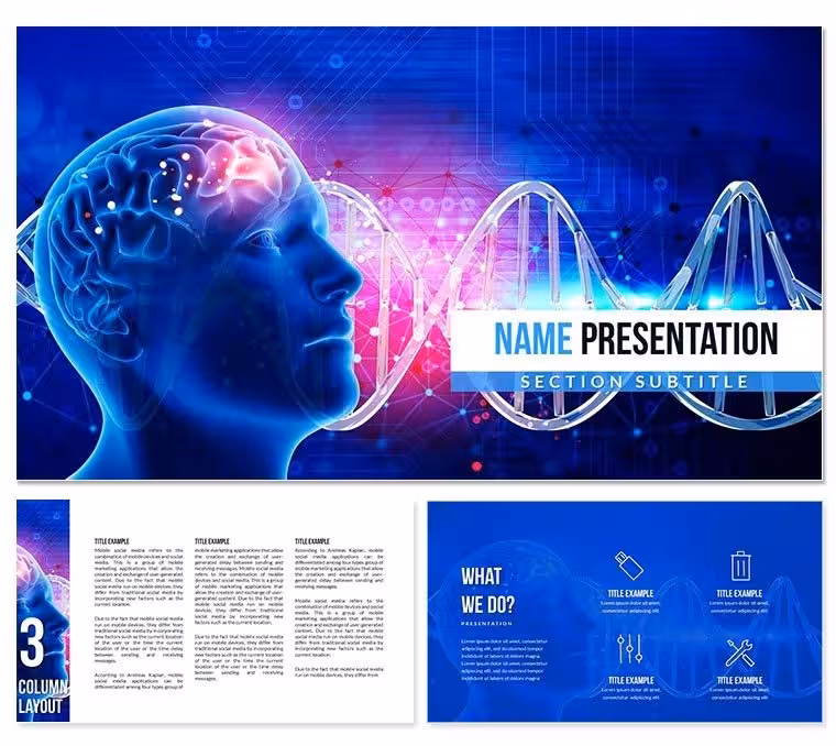 Brain Research Keynote templates