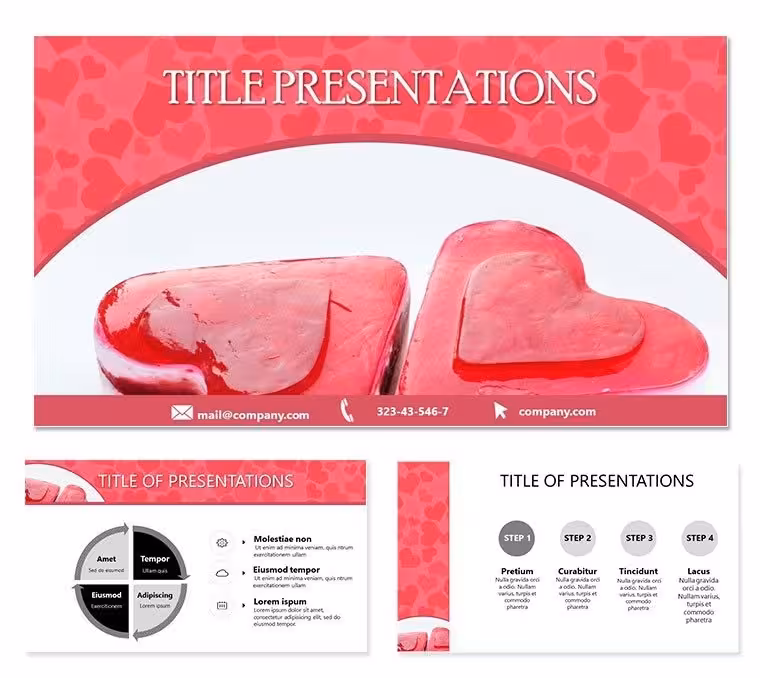 Sweets Love PowerPoint Template - Presentation