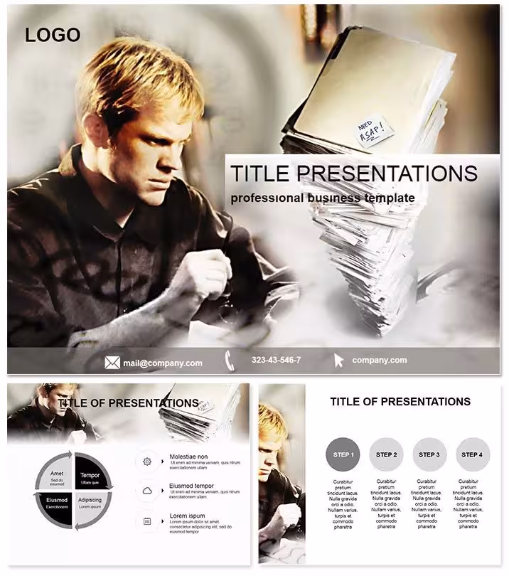 Work Problem PowerPoint Template: Solutions