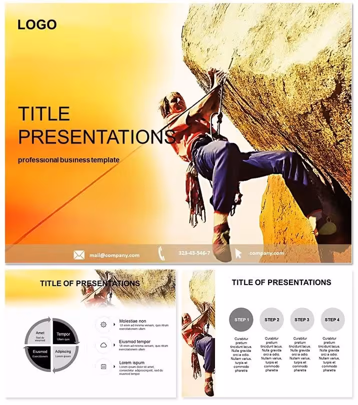Conquer Presentations with Rock Climbing Designs
