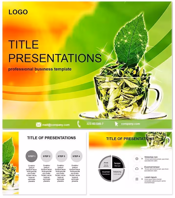 Comprehensive Tea Production Keynote Template