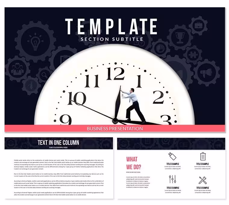 Time for Business Keynote templates