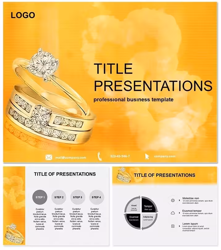 Luxe Sale Ring Keynote Templates for Jewelers