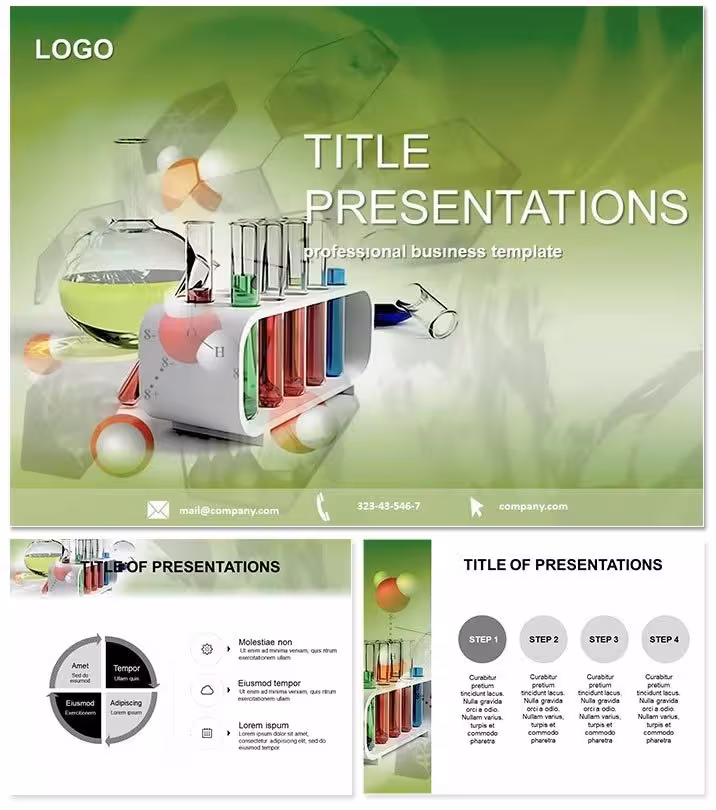 Chemical Analysis PowerPoint Template for Scientists