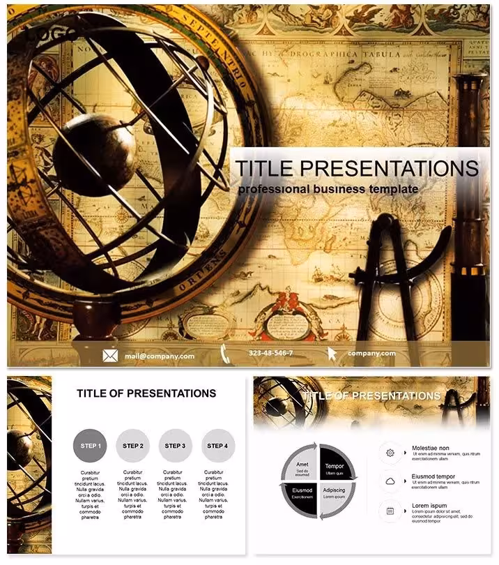 Adventure Quest Keynote Template: Explore Visually