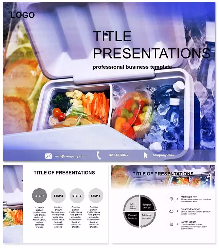 Thermos Food Storage Keynote Template: Preserve Ideas Fresh