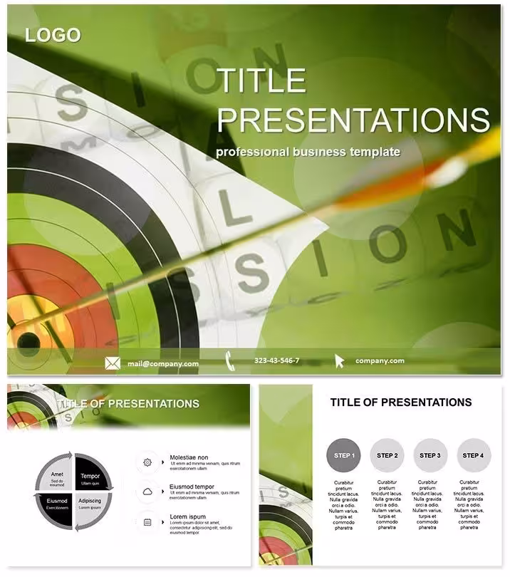 Business Mission Goals PowerPoint Template