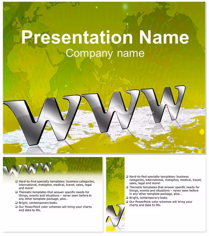 World Wide Web PowerPoint Template: Digital Nexus