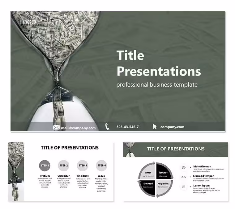 Time Money Keynote Template: Efficiency in Every Equation
