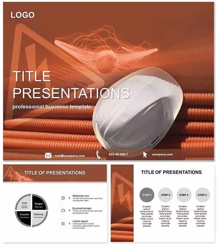 Facts about Electricity PowerPoint Template