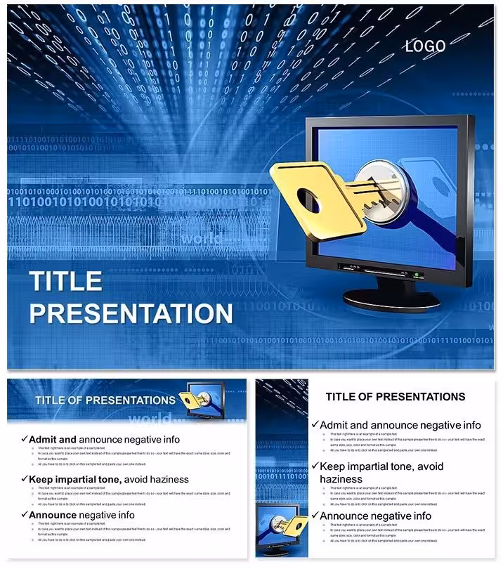 Digital Divide Awareness PowerPoint Template