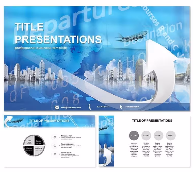 Flight Direction PowerPoint Template