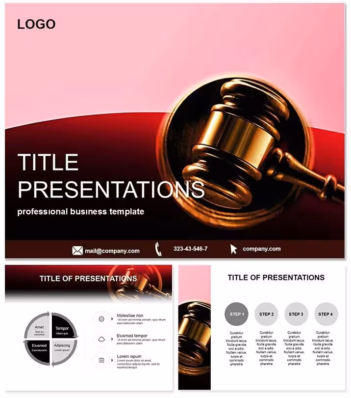 Law Cases PowerPoint Template