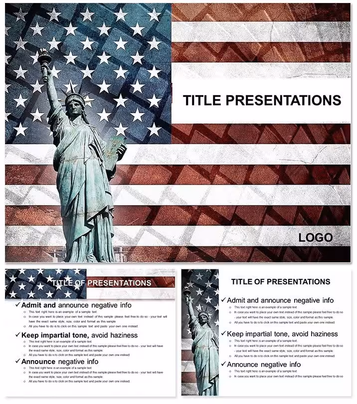 USA Independence Day PowerPoint Template