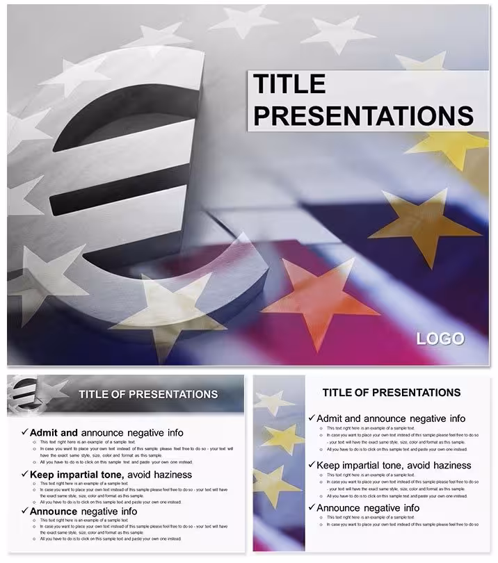 Europe Economy PowerPoint Template: Eurozone Visions Unveiled
