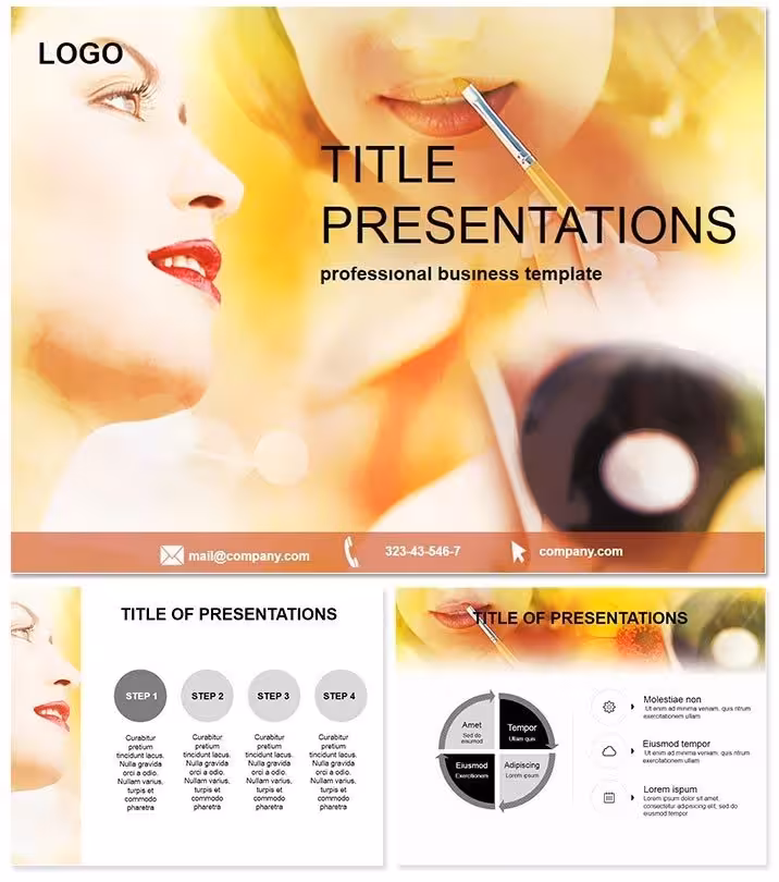Makeup Lessons Keynote Template Essentials