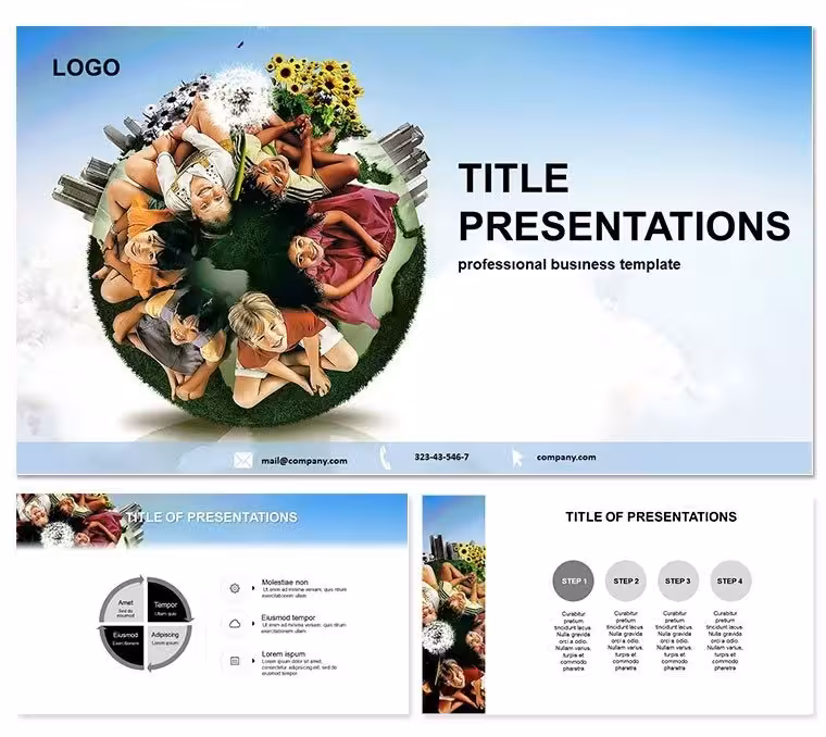 Sustainable Nurturing Future PowerPoint Kit