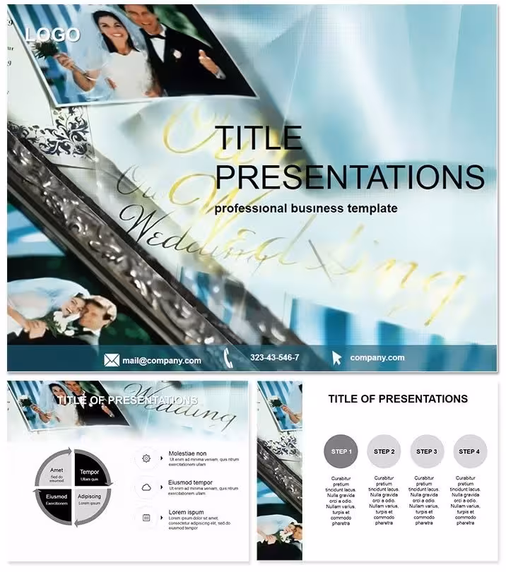 Romantic Wedding Album PowerPoint Template