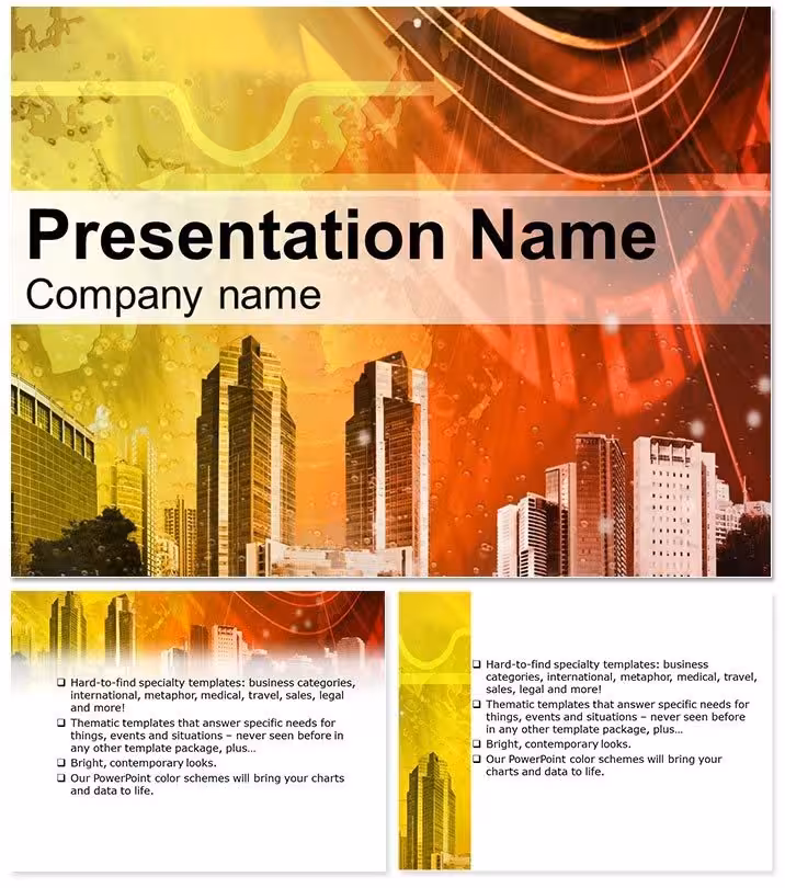 Business City PowerPoint Template