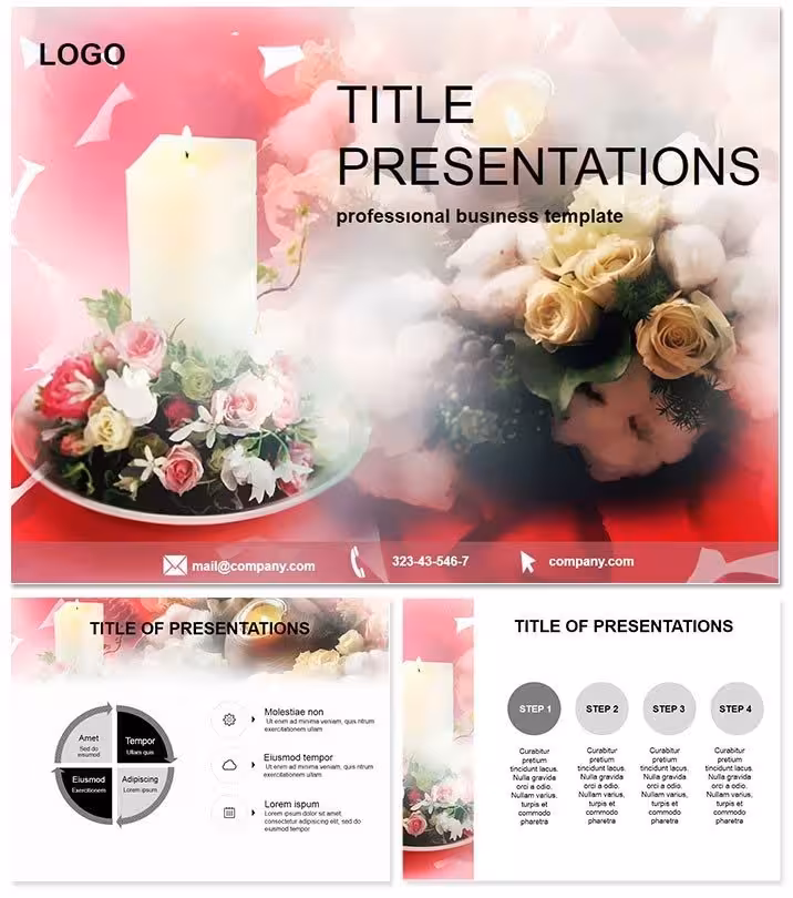 Christmas Candles PowerPoint Template