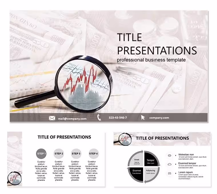 Analytics Search Markets Keynote Template: Illuminate Data Depths