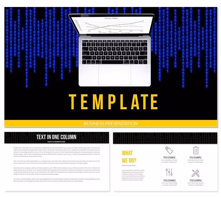 Computer Software Keynote Template Presentation