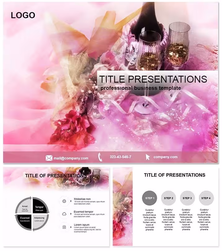 Wedding Cards PowerPoint Template: Craft Timeless Love Stories