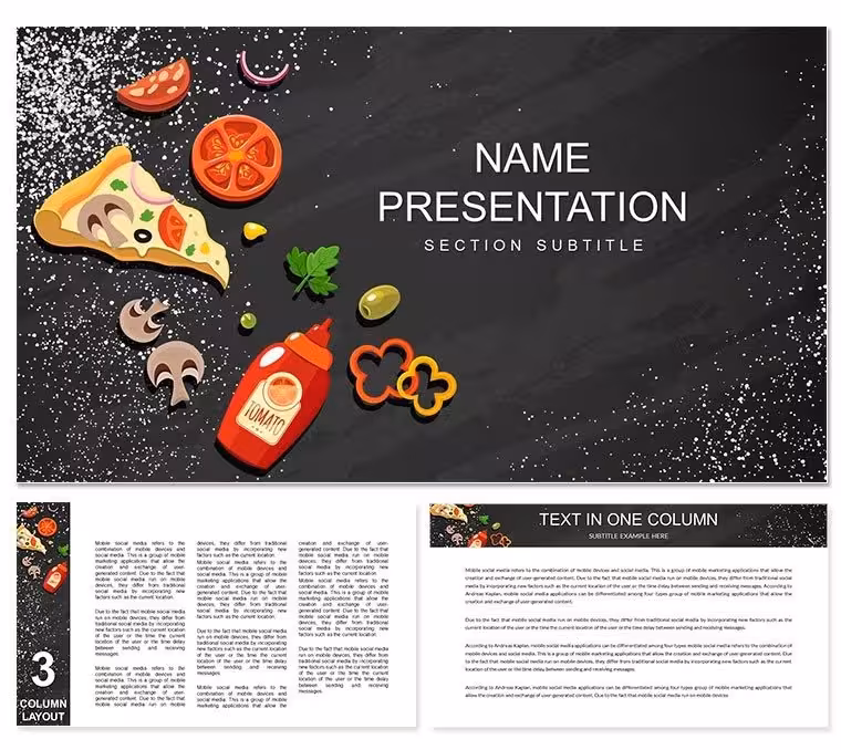 Pizza Restaurants Keynote Themes - Presentation Template