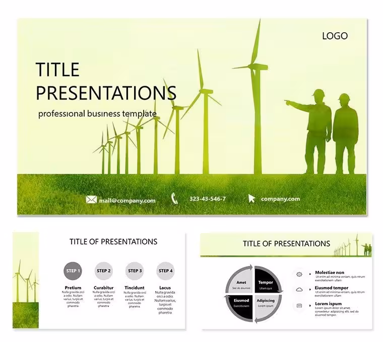 Wind Energy Keynote Template: Sustainable Power Visualized