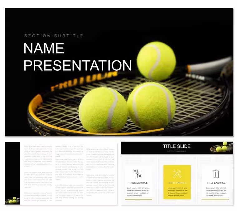 Tennis Keynote Template - Presentation Download