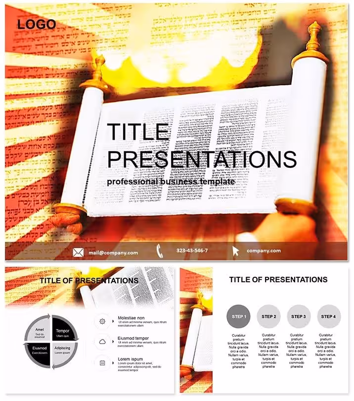 Torah PowerPoint Template Presentation