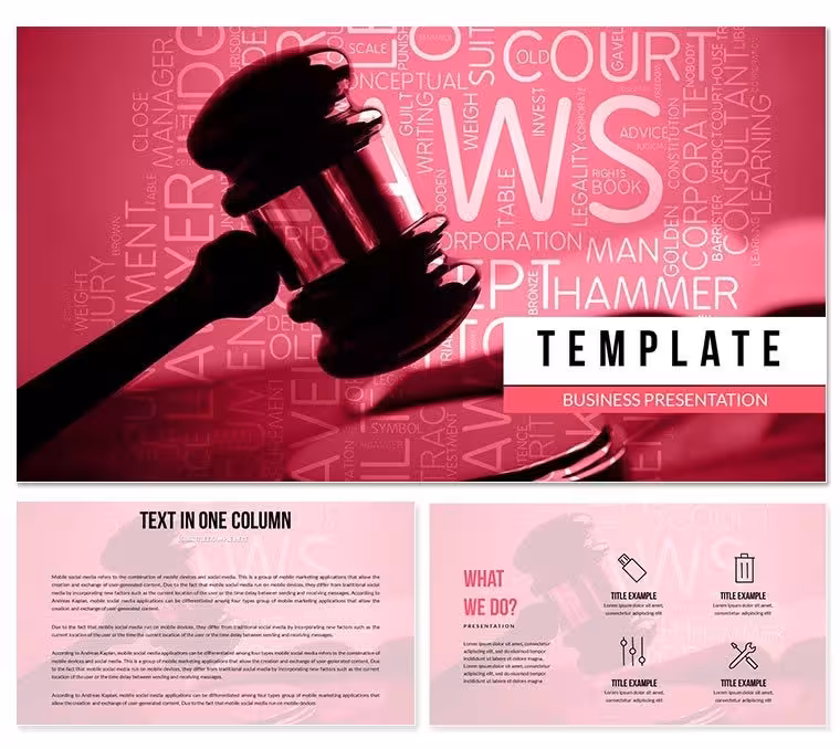 Legislation Keynote templates - Themes