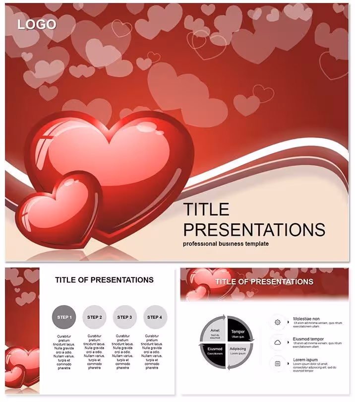 Heart Valentine`s Day Keynote Template