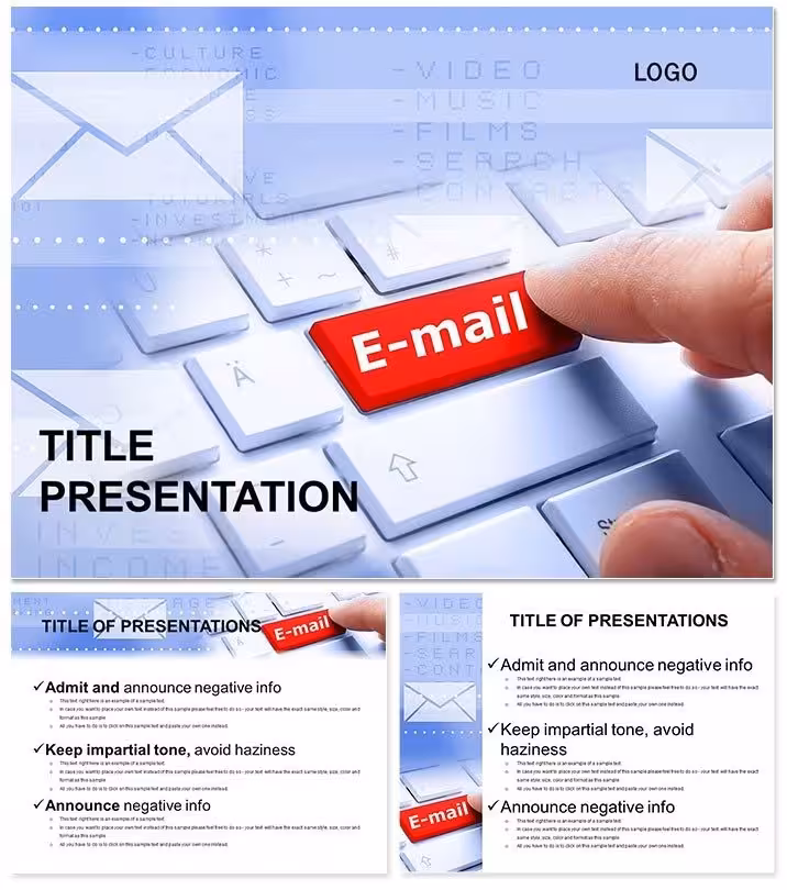 Email Communication PowerPoint Template Guide