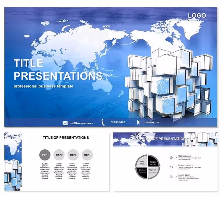 Part World Keynote Template: Global Edge Revealed