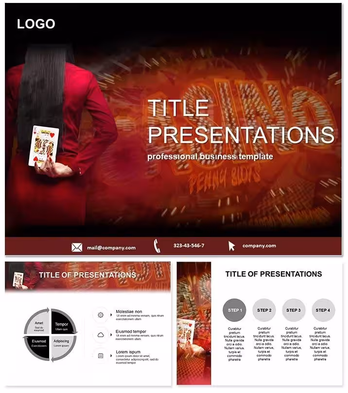 Gaming Industry PowerPoint Template: Level Up