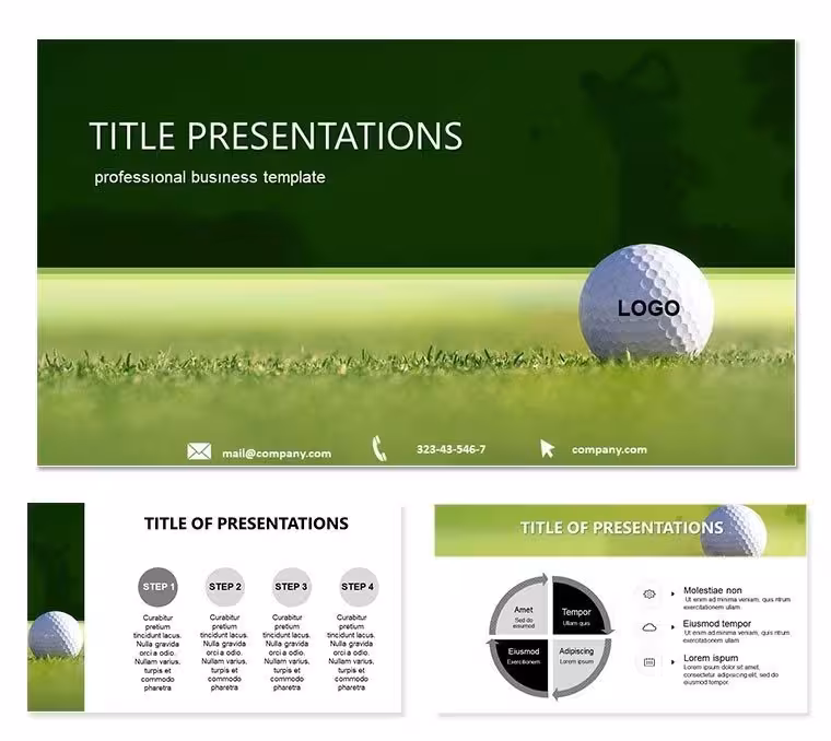 Golf Courses Sports Keynote Template: Fairway Presentations