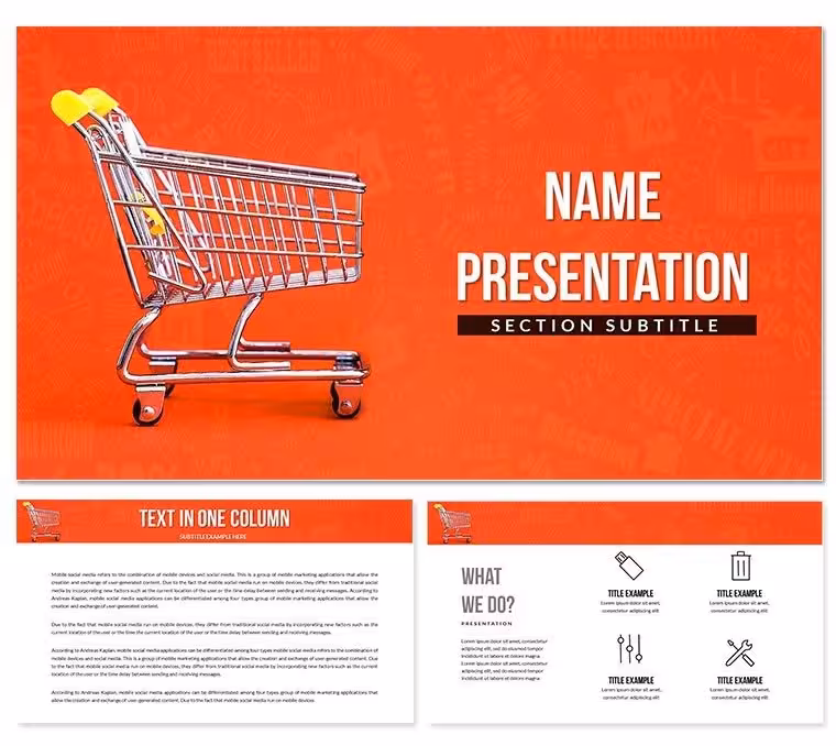 Shopping Trolley Keynote Themes - Presentation Template