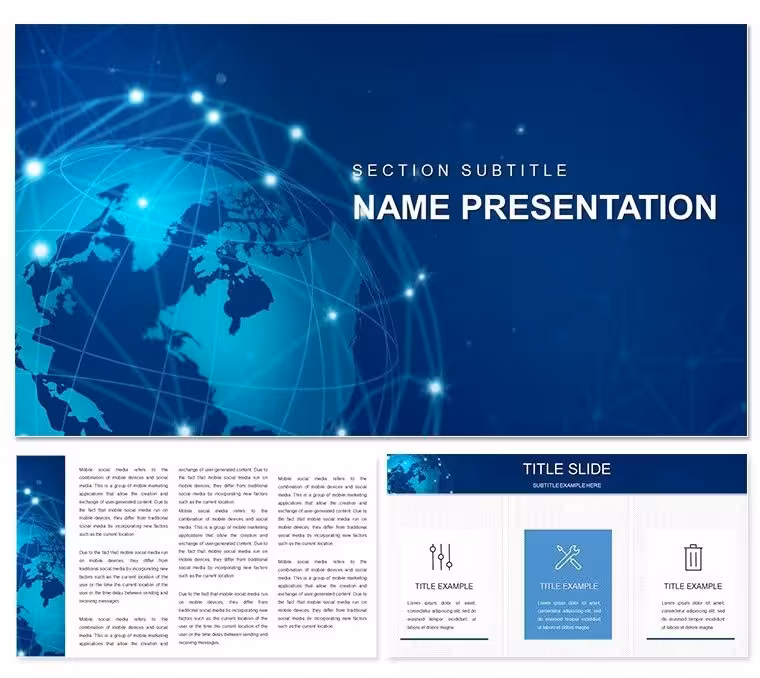 Business World of Ideas Keynote Template: Fuel for Forward Thinking