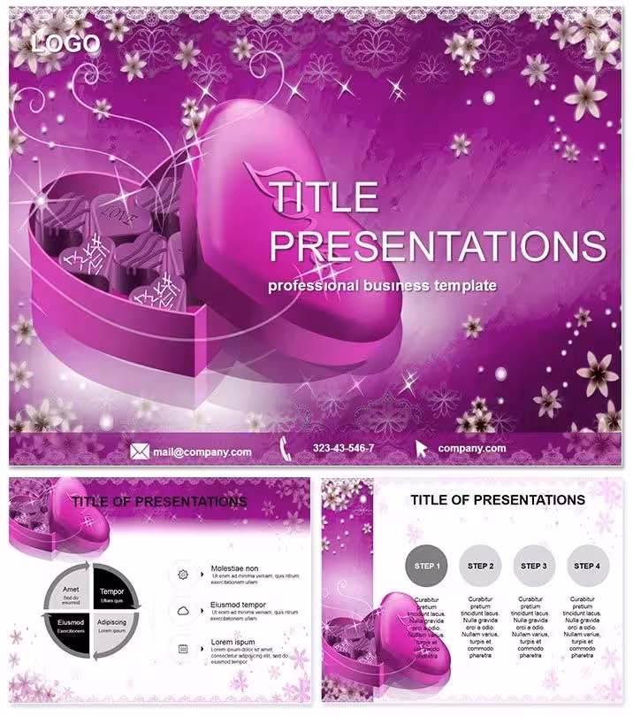 Valentine`s Gift PowerPoint Template